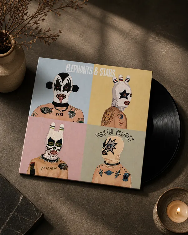 Philistine Vulgarity on vinyl, the brand new unreleased album, signed first pressing